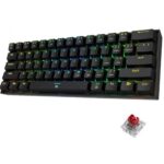 RD-K630RGB #2. Redragon K630 Dragonborn RGB 60% Wired Mechanical Gaming Keyboard | Red Switch - Black
