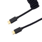 CAB-B_wr_01.jpeg. Keychron Coiled Aviator Custom USB Cable - Black