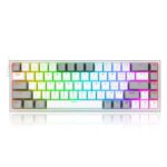 RD-K631WG-RGB #2. Redragon K631 Castor 65% Wired RGB Mechanical Gaming Keyboard - White