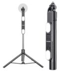 02083234 #1. Plokama K10 Pro Long Tripod LED Light, Selfie Stick, Strong Tripod -200cm