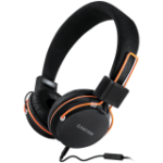 CNE-CHP2. Canyon HP-2 Foldable Wired Stereo Headphones with Microphone - Black