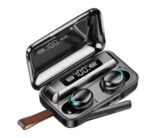 BTH-F9-5 #2. TWS Bluetooth Wireless Earbuds with Power Bank - Black