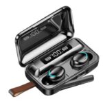 BTH-F9-5 #2. TWS Bluetooth Wireless Earbuds with Power Bank - Black