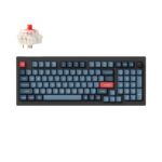 KEYCHRON-V5MAX-RED-KB-wr-01.jpg. Keychron V5 Max QMK/VIA Wireless Custom Mechanical Keyboard - Red Switches