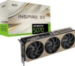 RTX5070INSPIRE3XOC12GB #2. MSi GeForce RTX 5070 Inspire 3X OC 12GB GDDR7 Graphics Card