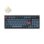 KEYCHRON-V5MAX-BAN-KB-wr-01.jpg. Keychron V5 Max QMK/VIA Wireless Custom Mechanical Keyboard | Banana Switches - Carbon Black