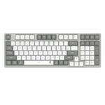 RD-BK-7113 #2. Redragon BK-7113 Scissor Full-Sized Wired USB Gaming Keyboard - Grey/White