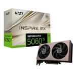 RTX5060TIINSPIRE2XOC16GB-WR-01.jpg. MSi GeForce RTX 5060 Ti Inspire 2X OC 16GB GDDR7 Graphics Card