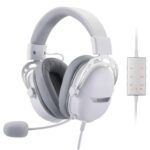 RD-H376WG #2. Redragon Aurora 7.1 Virtual Surround Sound Gaming Headset - White