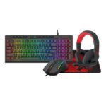 RD-S149 #2. Redragon 4-in-1 Gaming Combo | Shiva Keyboard | Trident Mouse | Ares Headset and Pisces Mousepad