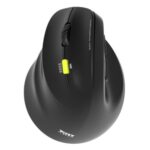 910008 #2. Port Connect Ergo Shape Rechargeable Wireless Mouse - Black