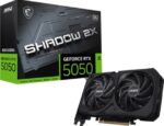 RTX5050SHADOW2XOC8G #2. MSI GeForce RTX 5050 SHADOW 2X OC 8GB GDDR6 Graphics Card