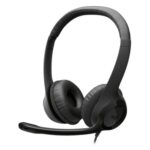 981-001576 #2. Logitech H390 USB-C Computer Headset with Noise-Cancelling Mic - Black
