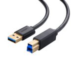 US210-10372 #2. UGreen US210 USB-A to USB-B Printer Cable (2m) - Black