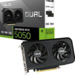 DUAL-RTX5050-O8G #2. Asus Dual GeForce RTX 5050 OC Edition 8GB GDDR6 Graphics Card