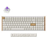 K4H-Q1.jpeg. Keychron K4 HE Wireless Magnetic Switch Custom Mechanical Keyboard - White (Special Edition Wood + Aluminium)