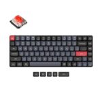 K3M-H1 #2. Keychron K3 Max QMK/VIA Wireless 75% Custom Mechanical Keyboard | Red Switches - Black