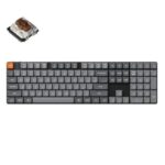 K5M-H3 #2. Keychron K5 Max QMK/VIA Full-sized Wireless Custom Mechanical Keyboard | Brown Switches - Black