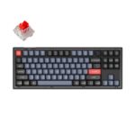 V3M-D1 #2. Keychron V3 Max QMK/VIA 80% Wireless Custom Mechanical Keyboard | Red Switch – Carbon Black